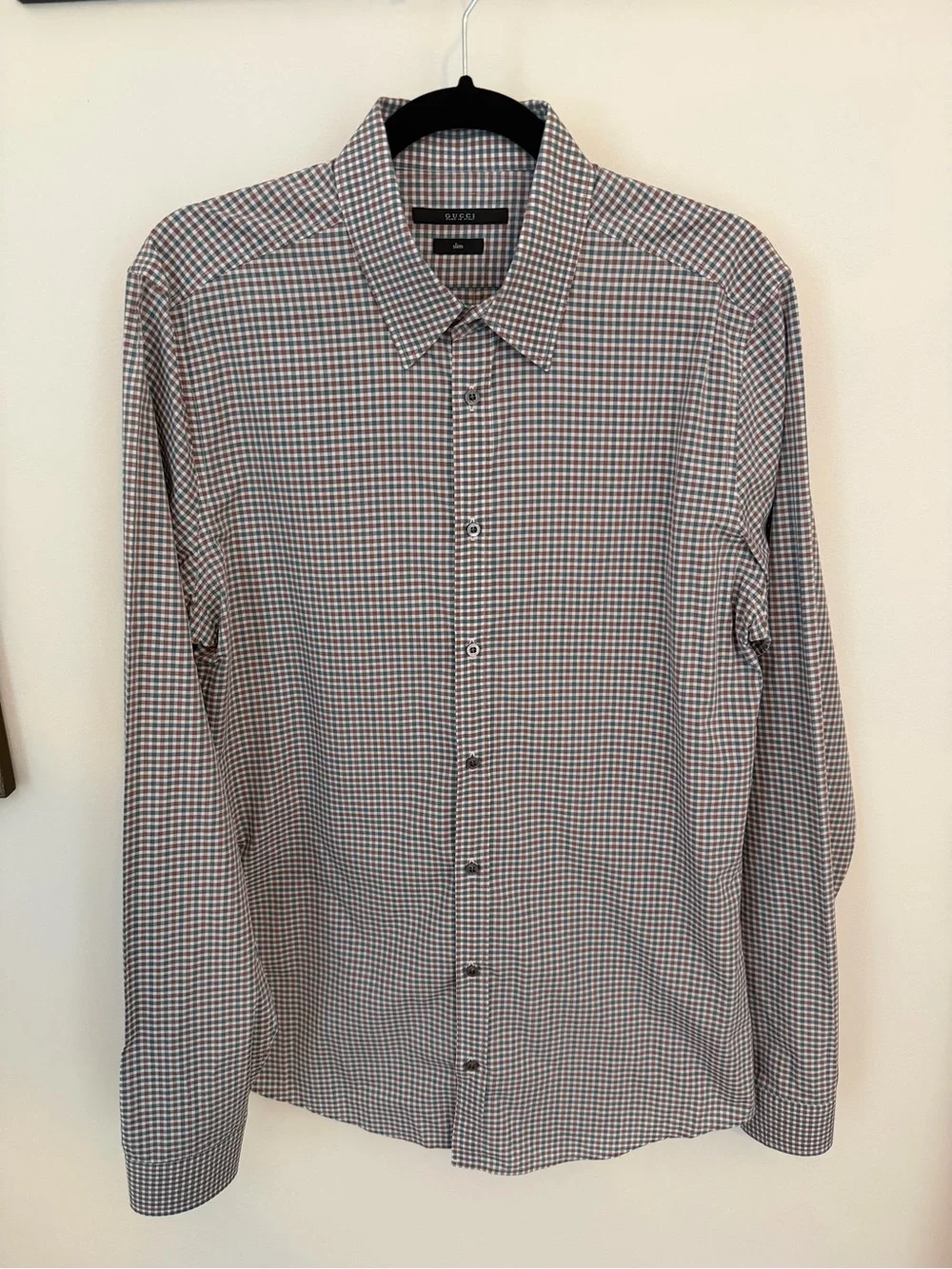 Gucci Men’s Long-Sleeve Button Down Dress Shirt